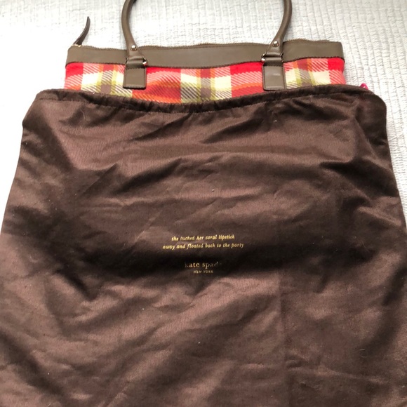 Kate Spade plaid bag - Picture 3 of 9